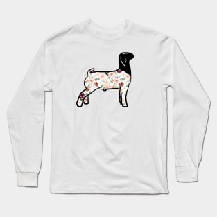 Rose Floral Market Goat - NOT FOR RESALE WITHOUT PERMISSION Long Sleeve T-Shirt